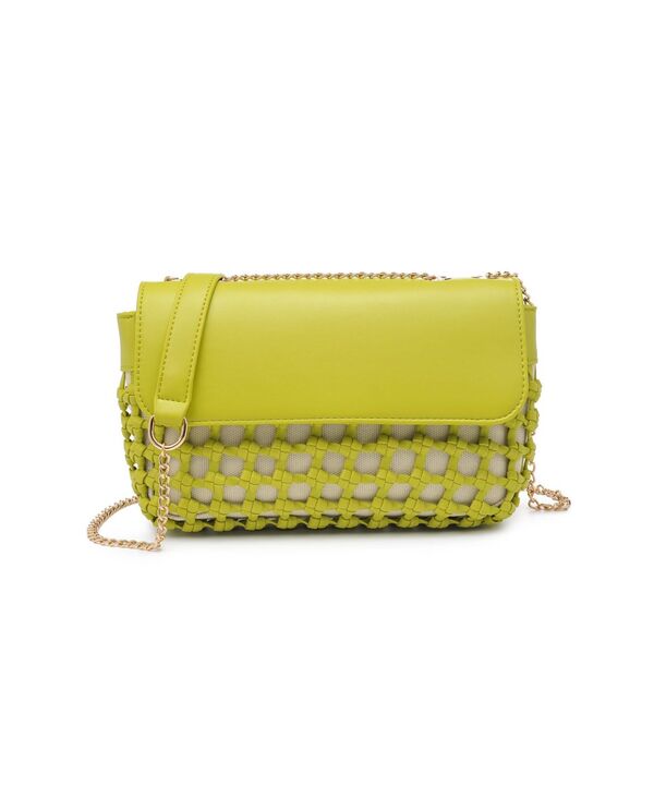 アーバンエクスプレッション レディース 御徒面子 Urban Expressions Erin Braided Medium Crossbody Bag Citron レディースバッグ-バッグ-バッグ・小物・ブランド雑貨