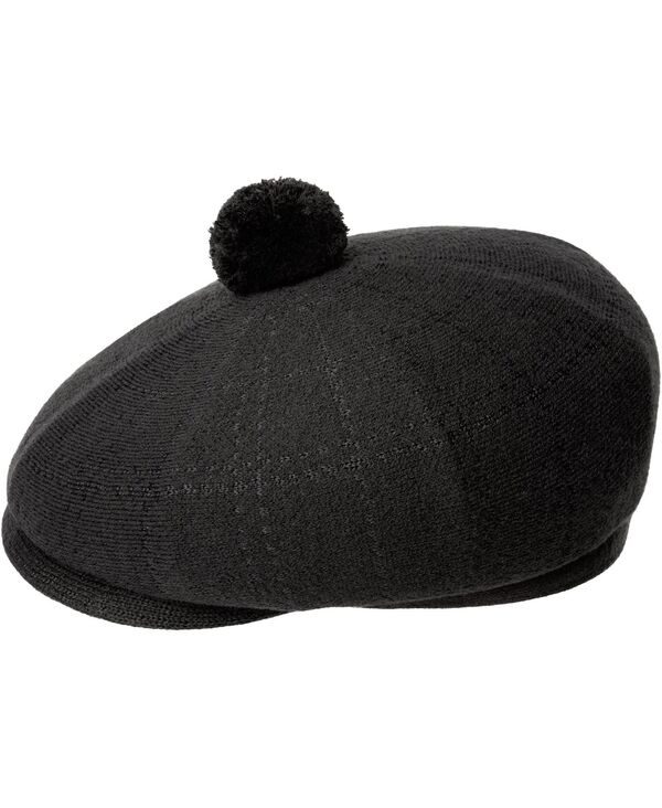 カンゴール レディース アクセサリー 帽子 キャップ Kangol New Heritage Flat Cap Solid black ブラック