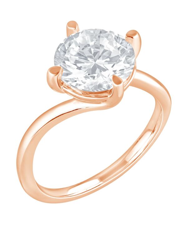 バッジェリーミシュカ レディース アクセサリー リング Badgley Mischka Certified Lab Grown Diamond Solitairengagement Ring (3-1/2 ct.w.) in 14k White Yellow orose Rose Gold ゴールド|ReVida 店