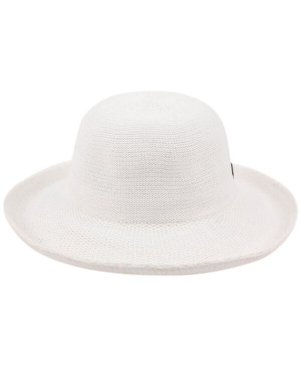 エポックハットカンパニー レディース アクセサリー 帽子 Epochats Company Angela & William Wide Brim Sun Bucket Hat with Roll Up Edge White ホワイト|ReVida 店