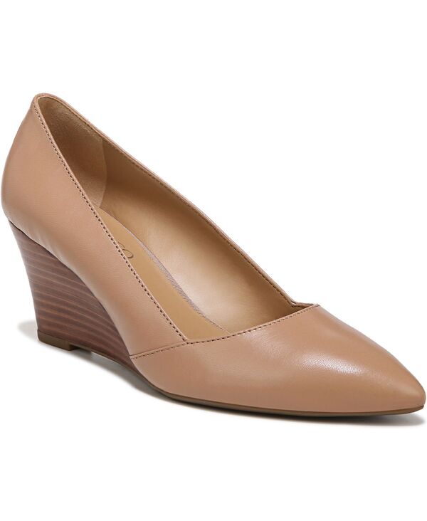 フランコサルト レディース シューズ パンプス Franco Sarto Women's Frankie Pointed Toe Wedge Pumps Cool Taupe Tan Leather タン