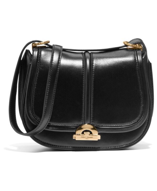 コールハーン レディース バッグ ミニ Cole Haan Celenea Mini Saddle Satchel Bag Black ブラック｜ReVida 店
