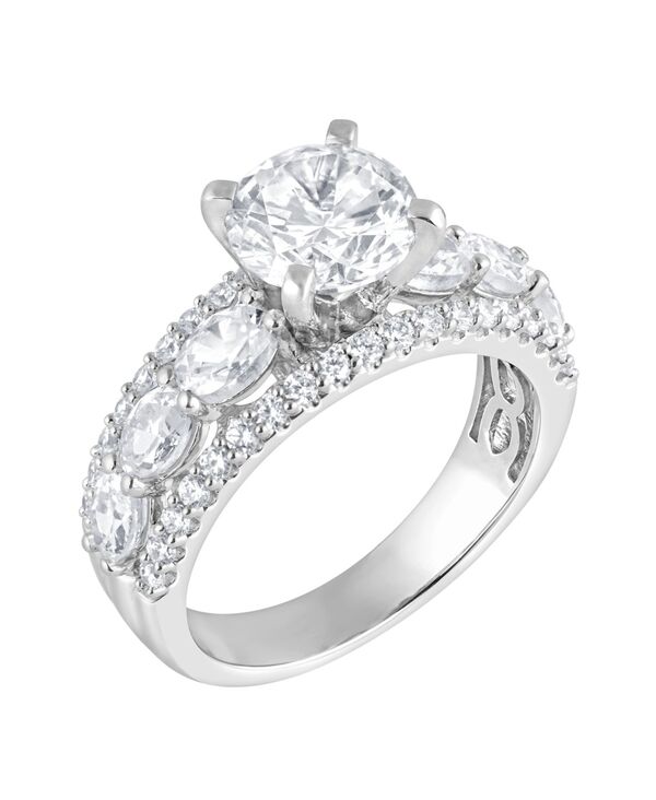 バッジェリーミシュカ レディース アクセサリー リング Badgley Mischka Certified Lab Grown Diamond Engagement Ring (3-1/4 ct.w.) in 14k Yellowhite orose White Gold ホワイト