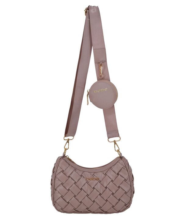 ベベ レディース バッグ Bebe Women's Luca Small Crossbody Bag Mauve｜ReVida 店