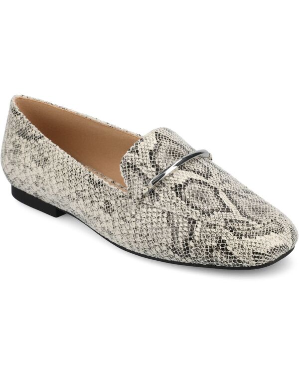 ジュルネ コレクション レディース シューズ パンプス ローファー Journee Collection Women's Wrenn Slip On Loafersnake