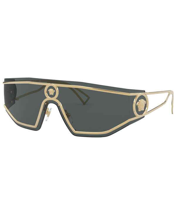 ヴェルサーチ メンズ アクセサリー サングラス・アイウェア Versace Men'sunglasses VE2226 45 GOLD/GREY グレー 52,680円