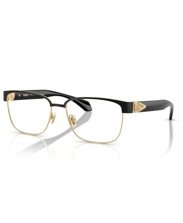 ヴェルサーチ メンズ 佩び物 サングラス・アイウェア Versace Men\u0027s Pillow Eyeglasses VE1306 Matte Black 黒いこと