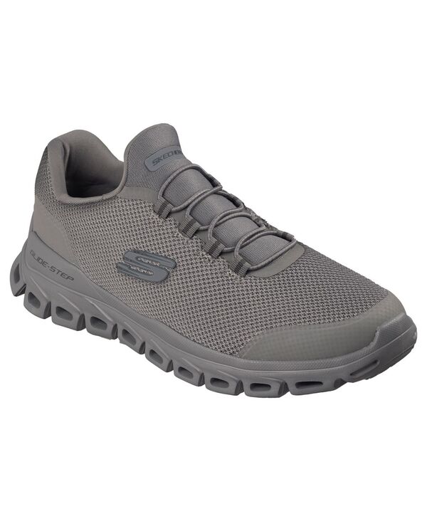 スケッチャーズ メンズ シューズ スニーカー Skechers Men's Glide-Step - Noltek Air-Cooled Memory Foam Casual Sneakers from Finish Line Dark Gray グレー