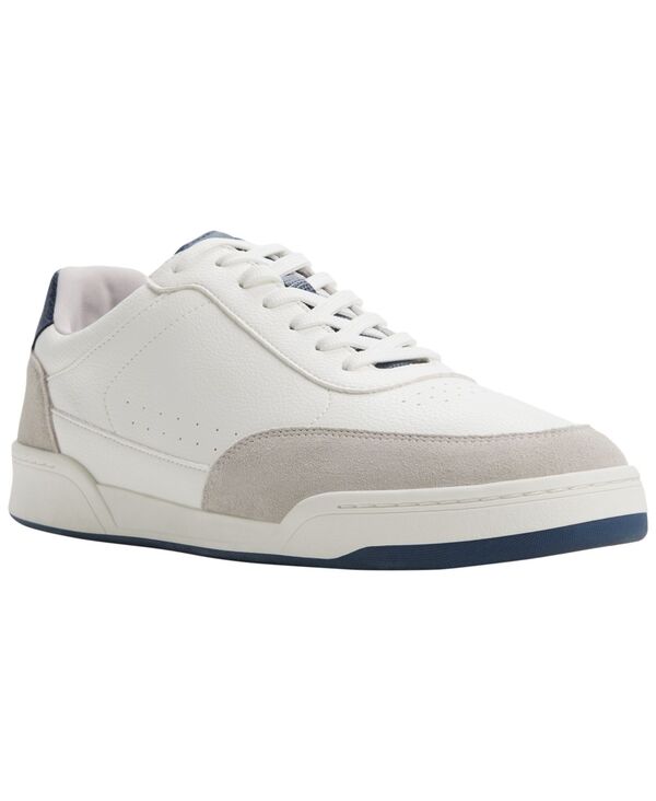 アルド メンズ シューズ スニーカー ALDO Men\u0027s Low-Top Round Toe Sneakers White/Cream 白いこと スニーカー-メンズ靴-靴