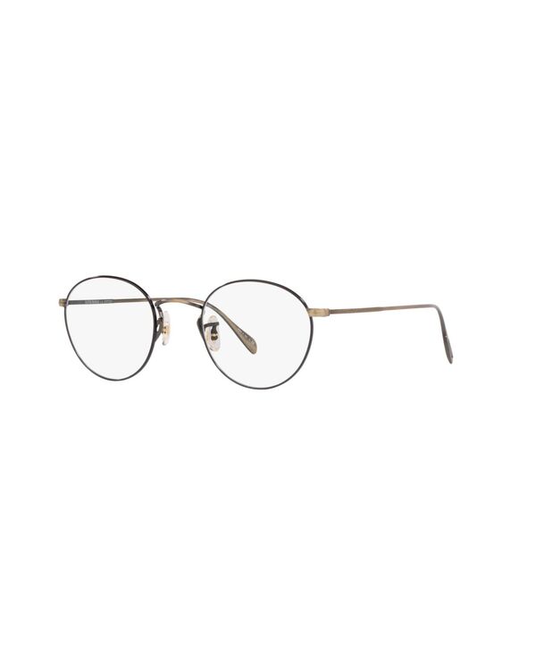 オリバーピープルズ メンズ 佩び物 サングラス・アイウェア Oliver Peoples Men\u0027s Coleridgeyeglasses OV1186 New Antique Gold-Black 黒いこと