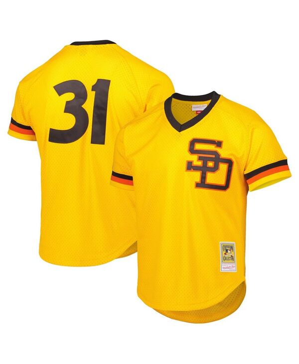 ミッチェル&ネス メンズ トップス シャツ メッシュ ジャージー Mitchell & Ness Men's Dave Winfield Gold San Diego Padres Cooperstown Collection Mesh Batting Practice Jersey Gold ゴールド 15,680円