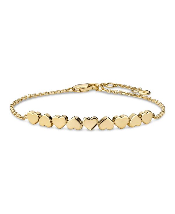 デヴァタ レディース アクセサリー ブレスレット・バングル・アンクレット DEVATA Sweet Heart Chain Bracelet Plated Sterling Silver Adj 6.5/7.0/7.5 inch Gold ゴールド 25,056円