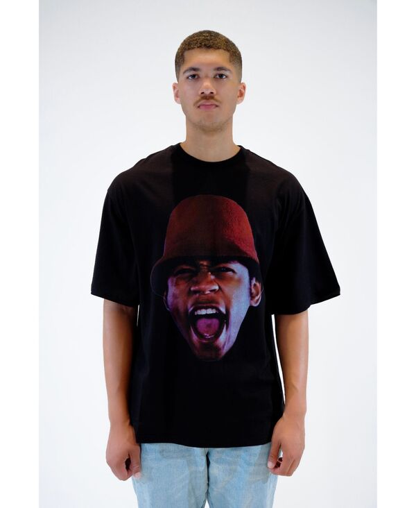 クロスカラーズ メンズ トップス Tシャツ Cross Colours Men's LL Cool J Profile No Color｜ReVida 店