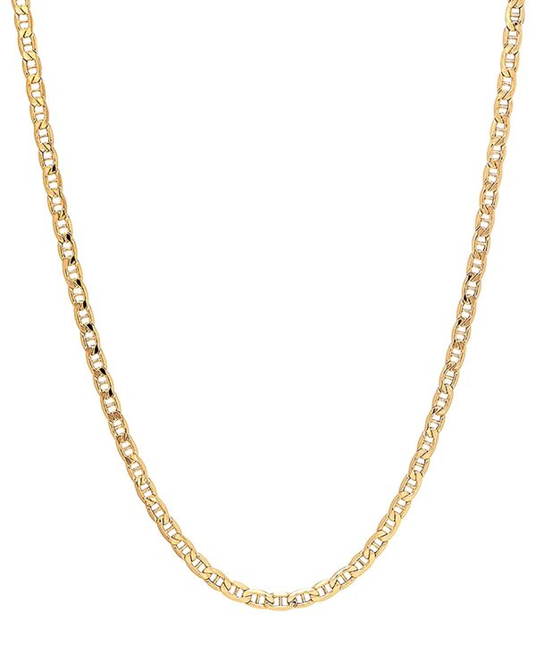 イタリアン ゴールド レディース アクセサリー ネックレス・チョーカー・ペンダントトップ レース Italian Gold Lightweight Mariner Link 20" Chainecklace (4mm) in 14k Yellow Gold イエロー｜ReVida 店