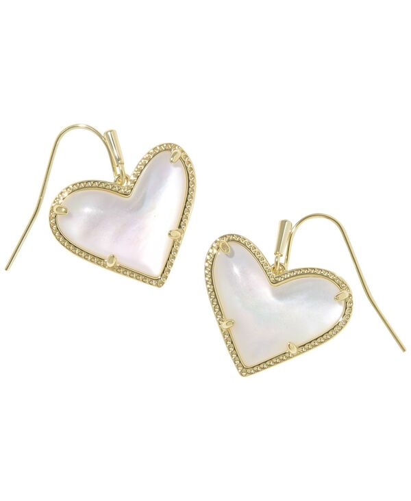 ケンドラスコット レディース アクセサリー ピアス・イヤリング Kendra Scott Imitation Pearl Ari Heart Statement Drop Earrings Gold Ivory Mother Of Pearl アイボリー