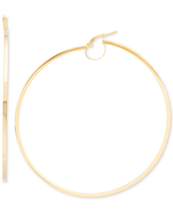 イタリアン ゴールド レディース アクセサリー ピアス・イヤリング Italian Gold Skinny Extra-Large Hoop Earrings in 10k Gold 70mm Gold ゴールド
