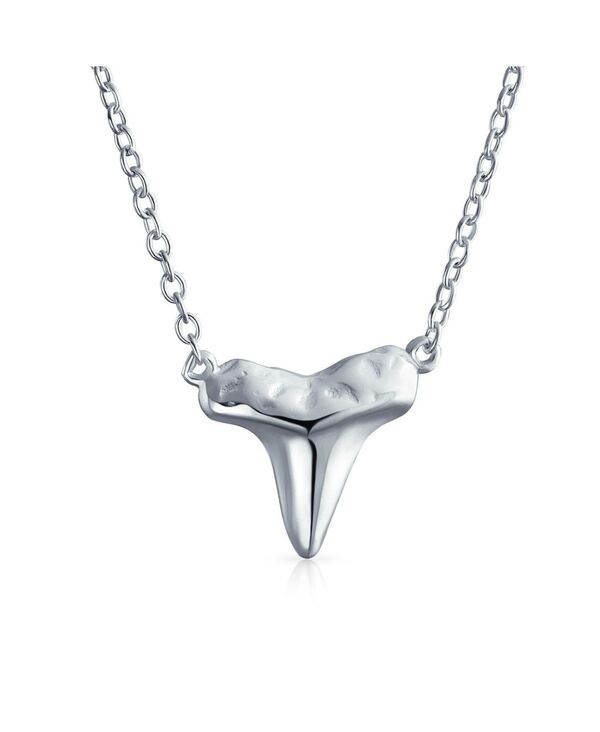 ブリング レディース アクセサリー ネックレス・チョーカー・ペンダントトップ レース Bling Jewelry Nautical Fisherman Shark Tooth Pendant Necklace in Sterling Silver シルバー｜ReVida 店