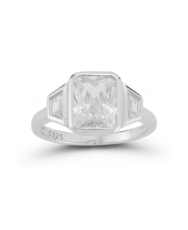 レイチェル ゾー レディース アクセサリー リング Rachel Zoe 14K Gold Plated Sterling Silver Cocktail Ring Silver シルバー