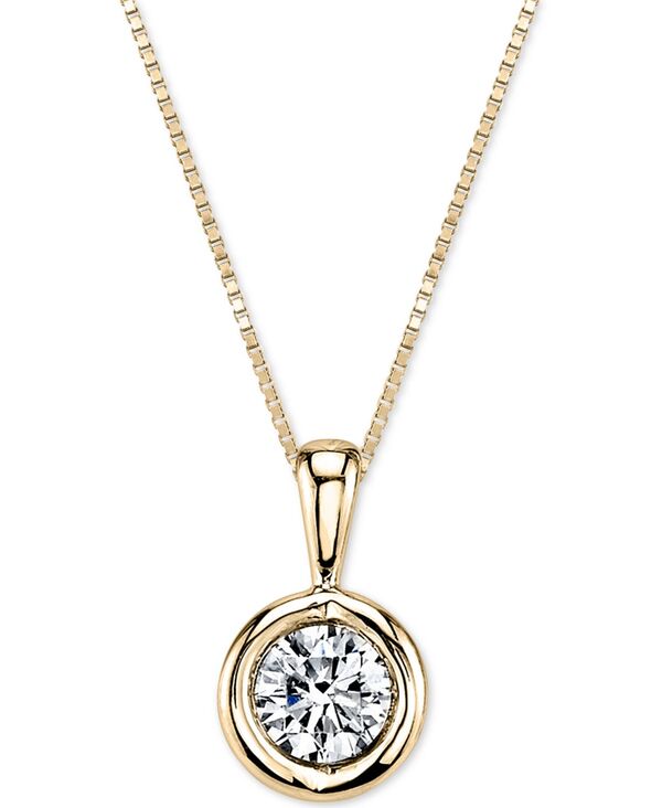 シレーナ レディース アクセサリー ネックレス・チョーカー・ペンダントトップ レース Sirena Energy Diamond Pendant Necklace (1/5 ct.w.) in 14k Gold White Gold orose Yellow Gold イエロー|ReVida 店