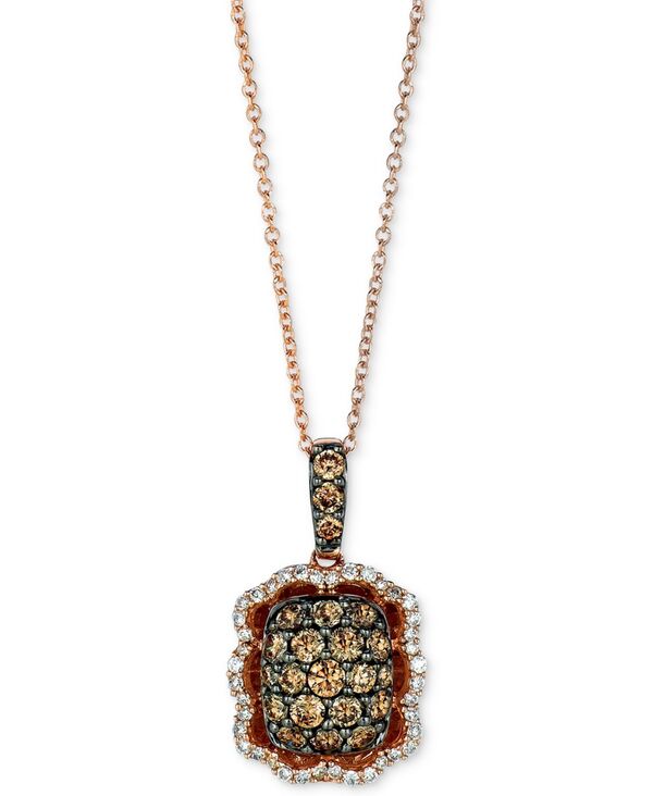 ル ヴァン レディース アクセサリー ネックレス・チョーカー・ペンダントトップ レース Le Vian Chocolatier Diamond Cluster 18\