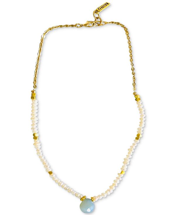 ミヌ レディース アクセサリー ネックレス・チョーカー・ペンダントトップ レース MINU Jewelsalina Necklace White/Gold ホワイト