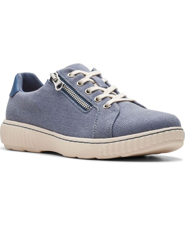 クラークス レディース シューズ スニーカー Clarks Women's Collection Carolinecho Slip On Sneakers Denim Textile デニム