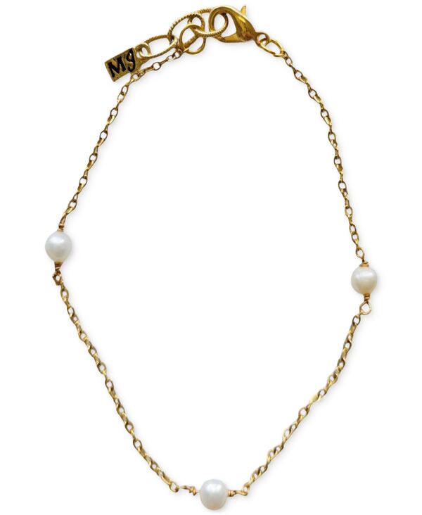 ミヌ レディース アクセサリー ブレスレット・バングル・アンクレット MINU Jewels Freshwater Pearlink Bracelet White ホワイト