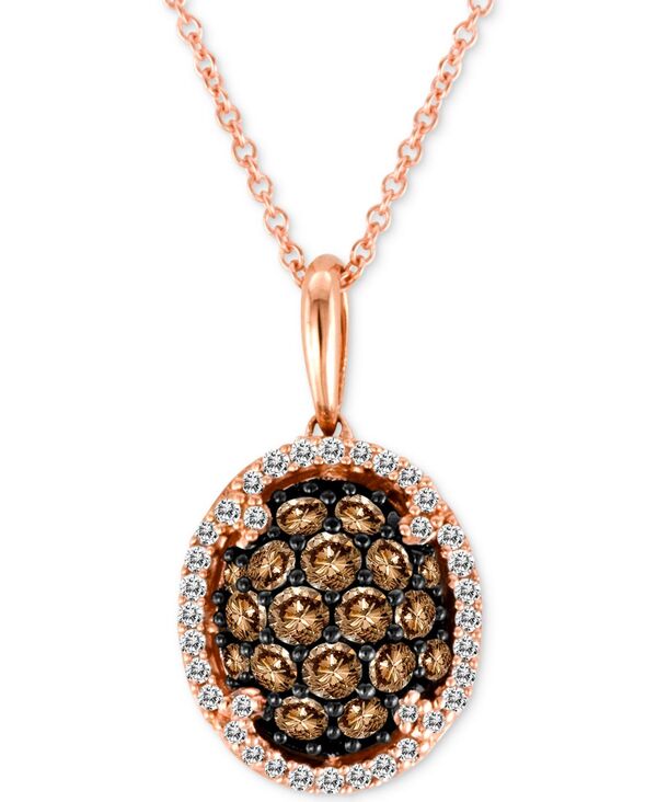 ル ヴァン レディース アクセサリー ネックレス・チョーカー・ペンダントトップ レース Le Vian Chocolatier Diamond Oval Cluster 18\