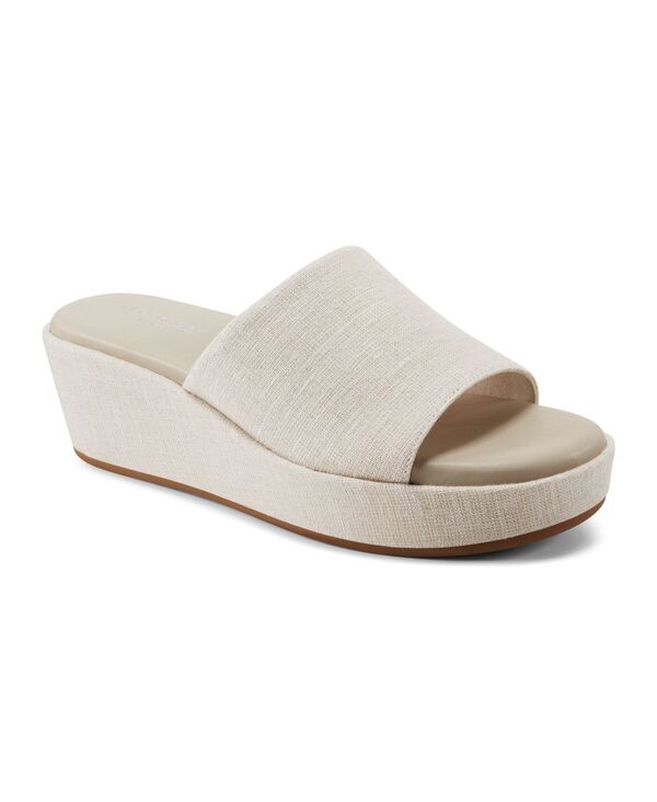 ロックポート レディース シューズ サンダル Rockport Women's Aubriella Slide Slip-On Wedge Sandalsand Linen サンド