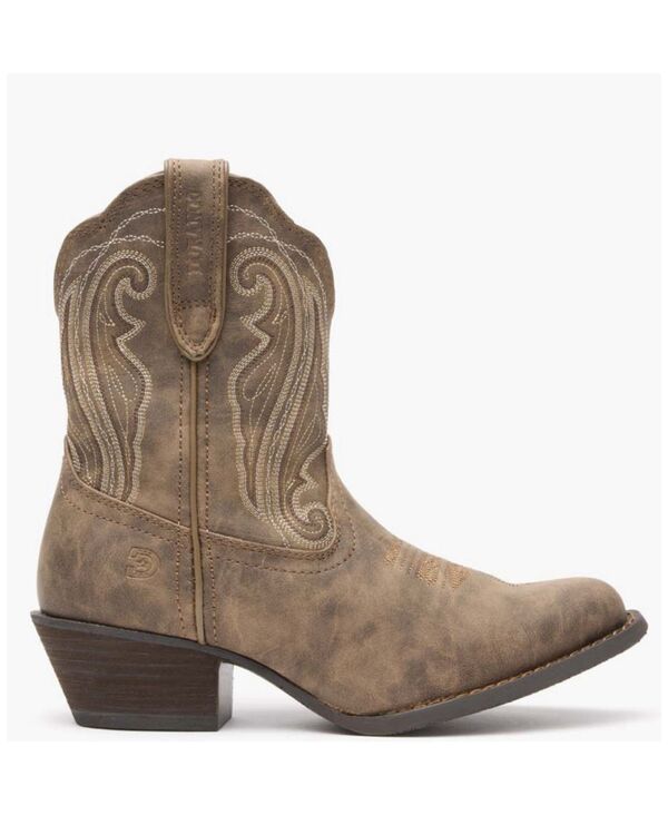 ドゥランゴ レディース シューズ ブーツ・レインブーツ Durango Crush by Women Distressed Shortie Western Boot Driftwood