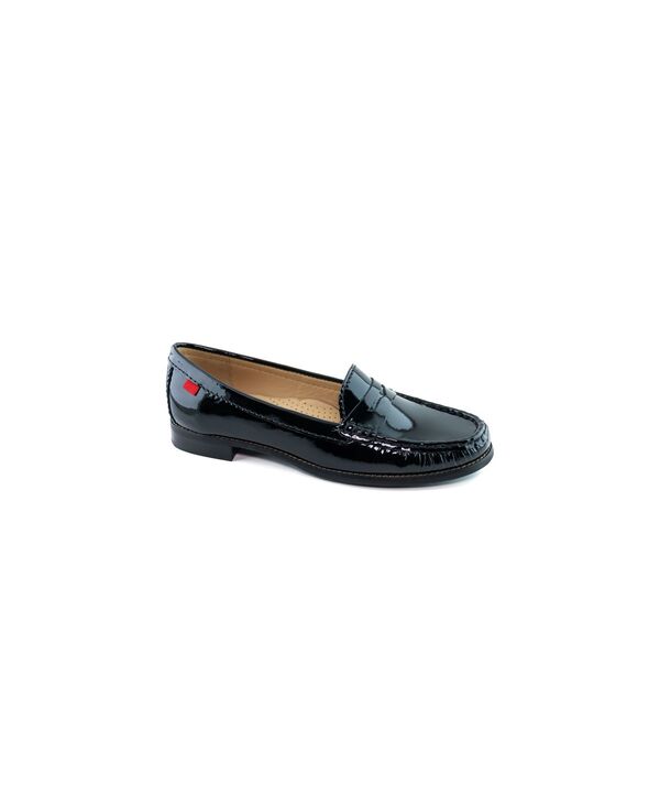 マークジョセフニューヨーク レディース シューズ パンプス 置き目毛革 Marc Joseph New York Womens East Village Penny Loafer Black patent 黒いこと