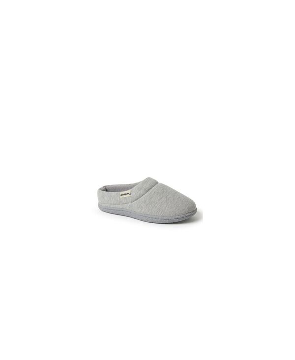 ディアフォームズ レディース シューズ サンダル リブニット レース ニット Dearfoams Women's Lacey Rib Knit House Shoe Clog Slipper Light heather grey グレー｜ReVida 店