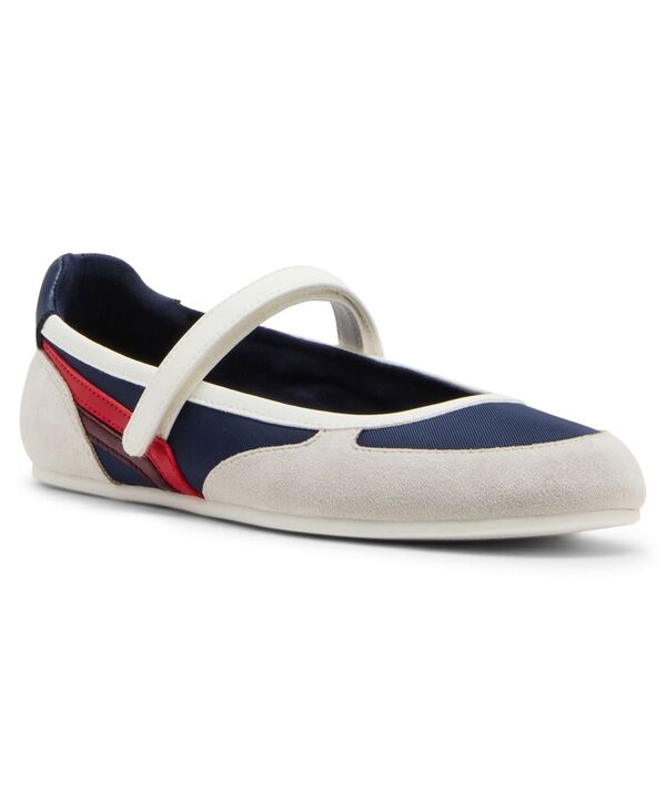 マッデンガール レディース シューズ スニーカー Madden Girl Womenet Mary-Jane Round-Toe Ballet Sneakers Navy Multi ネイビー