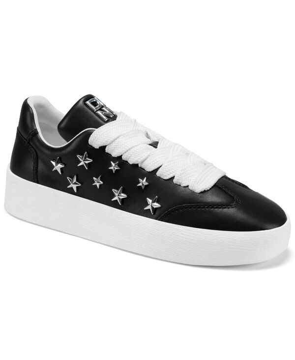 ダナ キャラン ニューヨーク レディース シューズ スニーカー レース DKNY Women's Glynda Lace-Up Sneakers Black ブラック