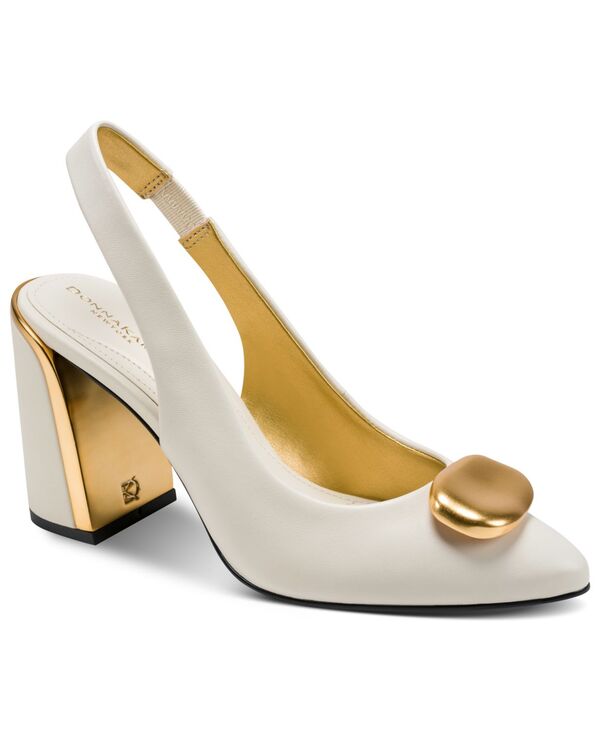 ダナ キャラン ニューヨーク州 レディース シューズ パンプス Donna Karanew York Women\u0027s Rebecca Slingback Pumps Ivory 象牙色
