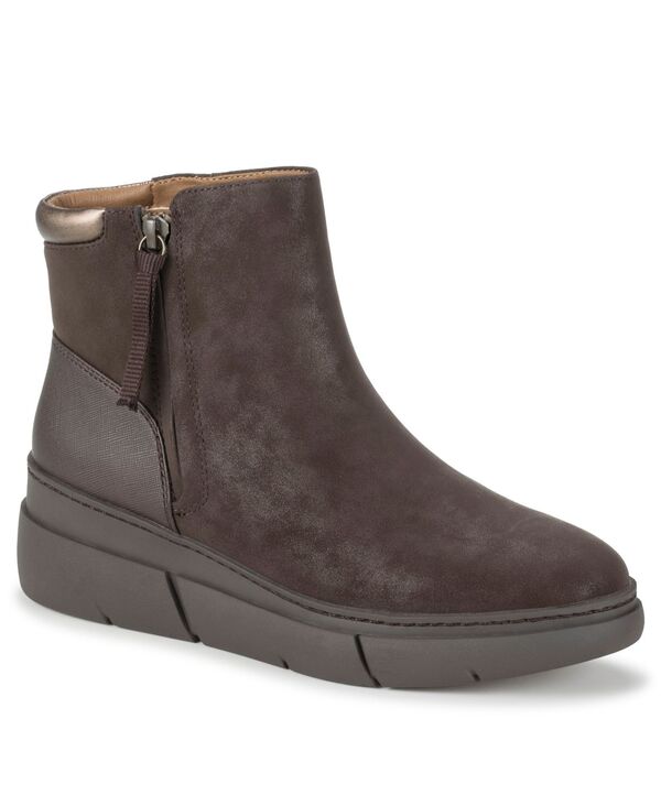 ベアトラップス レディース シューズ ブーツ・レインブーツ Baretraps Women's Lakelyn Wedge Bootie Dark Brown ブラウン