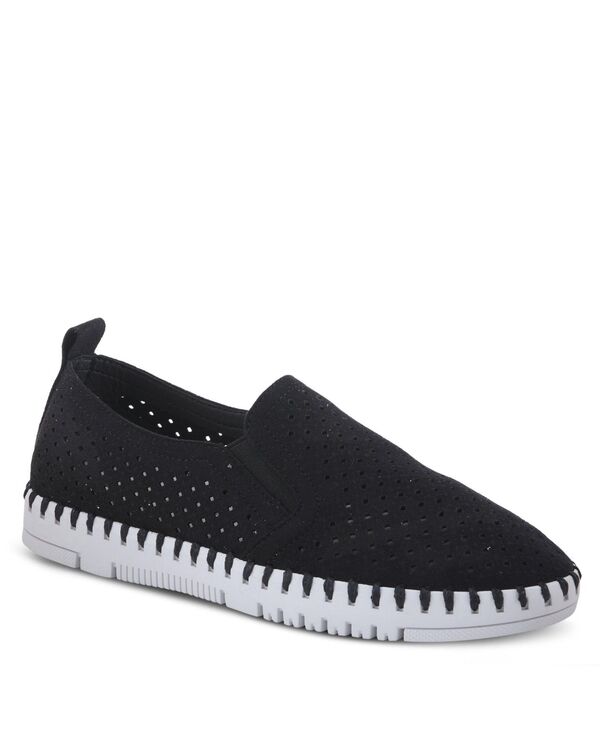パトリシア レディース シューズ スニーカー Patrizia Women'sURFIE Perforated Slip-On Sneakers Black ブラック