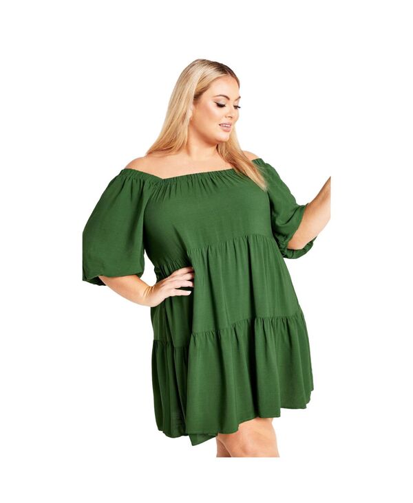 アベニュー レディース トップス ワンピース AVENUE Women's Bonnie Dress Green グリーン
