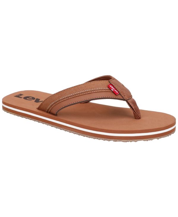 魅力的な 楽天市場 リーバイス メンズ サンダル シューズ Men S Wordmark Slip On Thong Sandals Tan Revida 楽天市場店 最安値に挑戦 Secretoftheislands Com