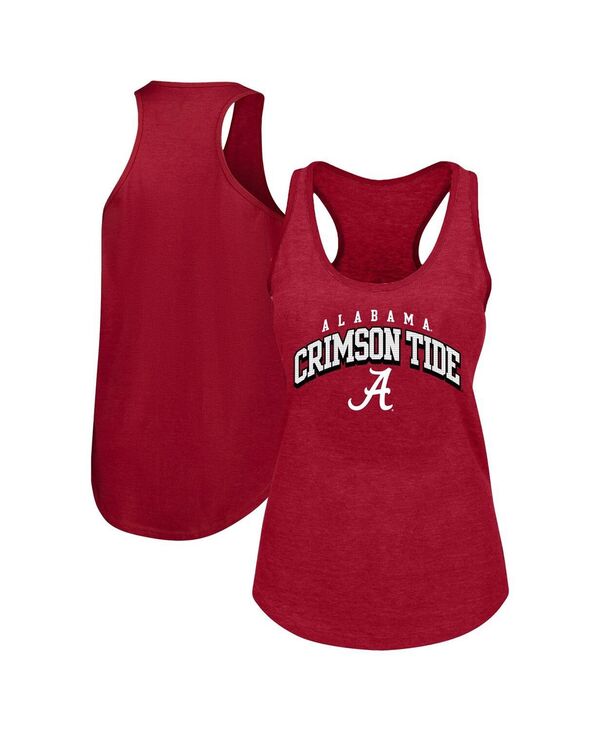 ファナティクス レディース トップス タンクトップラスサイズ Fanatics Women's Crimson Alabama Crimson Tide Plusize Arch Tank Top Crimson クリムゾン