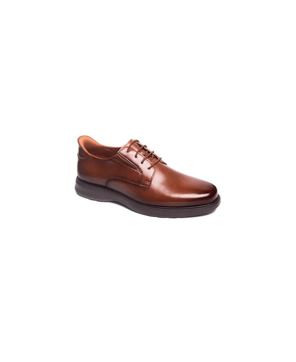 マークジョセフニューヨーク メンズ シューズ オックスフォード レザー Marc Joseph New York Men North Street Hands-Free Slip On Technology Leather Dress Oxfords Cognac napa leather