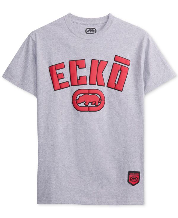 エコー メンズ トップス Tシャツ 半袖 Ecko Unltd Men'shadow Movement Short-Sleeve T-Shirt Grey Heather グレー