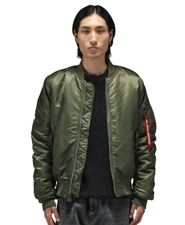 楽天市場】アルファ MA-1 alpha ジャケット メンズ スリム