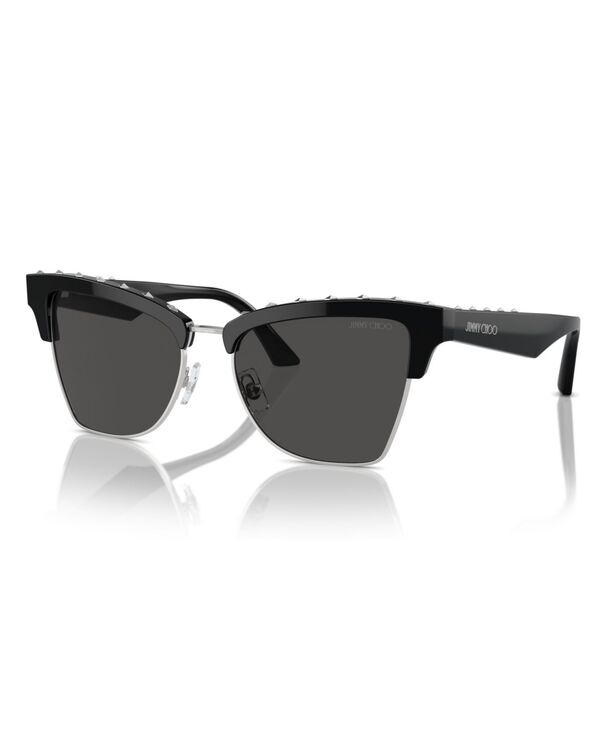 ジミーチュー レディース 付属物 サングラス・アイウェア Jimmy Choo Women\u0027sunglasses JC5014 Dark Grey 薄墨色