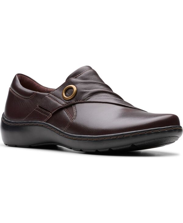 クラークス レディース シューズ パンプス Clarks Women's Collection Coraubrie Shoes Dark Brown Leather ブラウン