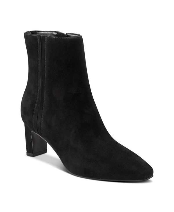 ロックポート レディース シューズ ブーツ・レインブーツ Rockport Women's Marisa Total Motion Dress Booties Black Suede ブラック｜ReVida 店