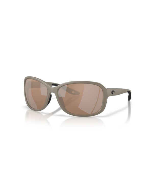 コスタデルマール レディース アクセサリー サングラス・アイウェア Costa Del Mar Women's Polarized Sunglasseseadrift 6S9114 Matte Sand サンド
