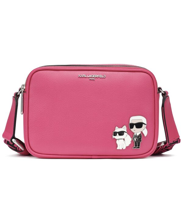 カール ラガーフェルド レディース バッグ KARLAGERFELD PARIS Maybelle Crossbody Fuchsia Combo フューシャ｜ReVida 店