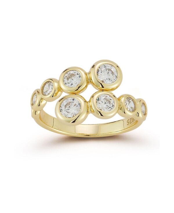 レイチェル ゾー レディース アクセサリー リング Rachel Zoe 14K Gold Plated Sterling Silver Graduated Bypass Ringold ゴールド
