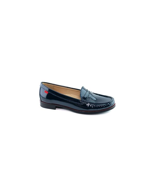 マークジョセフニューヨーク レディース シューズ パンプス ローファー Marc Joseph New York Womens East Village Penny Loafer Navy patent ネイビー